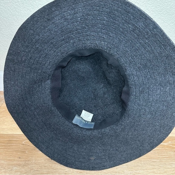 Scala Pronto 100% Wool Dark Gray Wide Brim Women's Hat - Picture 8 of 10